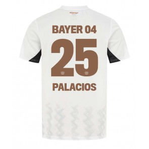 Bayer Leverkusen Exequiel Palacios #25 Venkovní Dres 2024-25 Krátký Rukáv